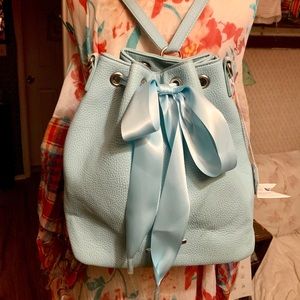 POWDER blue backpack /crossbody🎒👜👍🏼💋💙😎